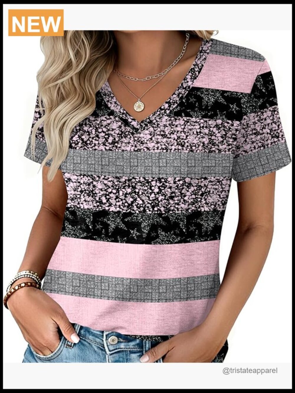 Women's Casual Short Sleeve V-Neck T-Shirt Business Basic Spring Tee